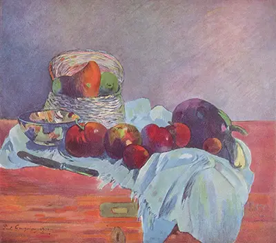 Fruit and Knife Paul Gauguin